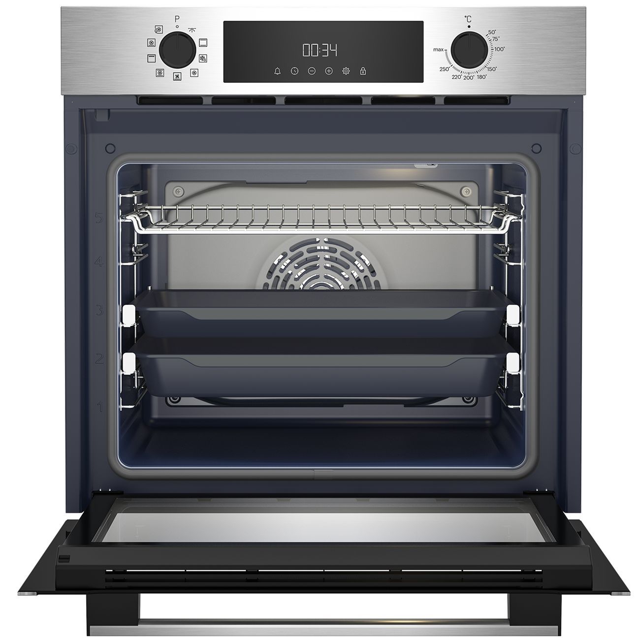 Духовой шкаф электрический Grundig GEBM11301XC, нержавеющая сталь
