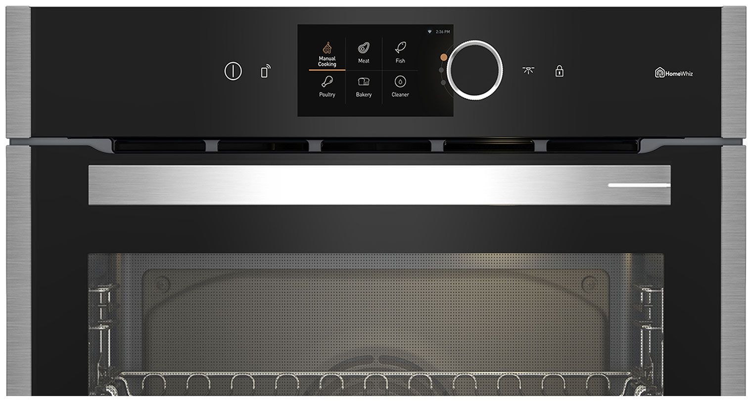 Духовой шкаф электрический Grundig GEBM19600BCHI, черный/нержавеющая сталь