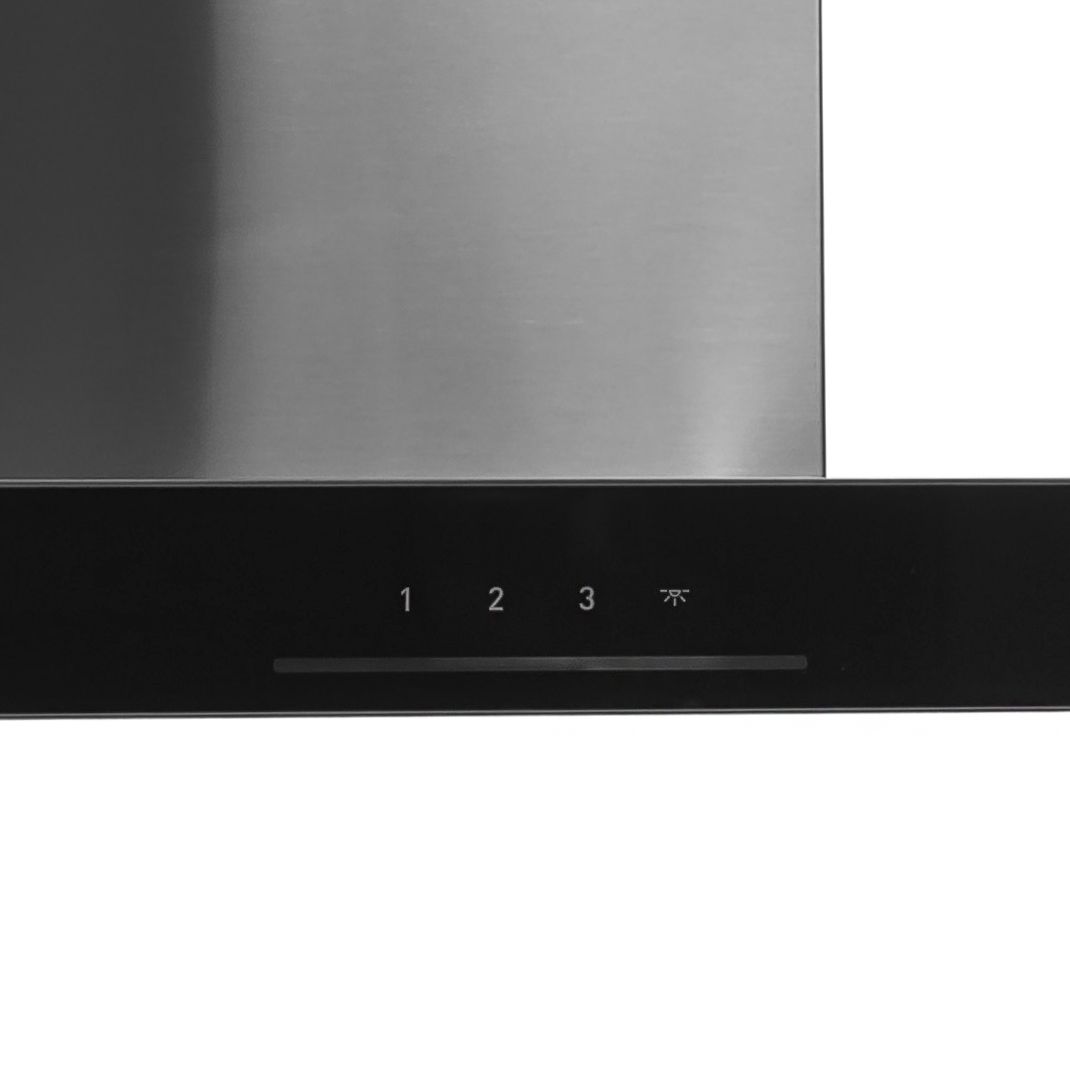Вытяжка островная Grundig GDKP2460BC, черный/серебристый