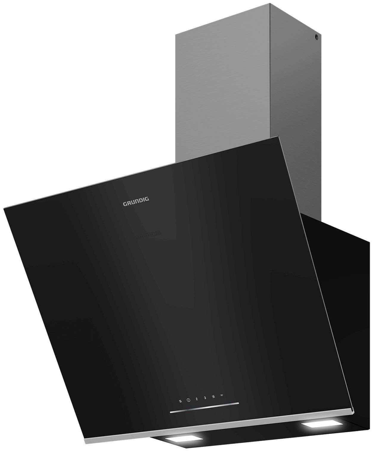 Вытяжка наклонная Grundig GDSP2464BBSC, черный