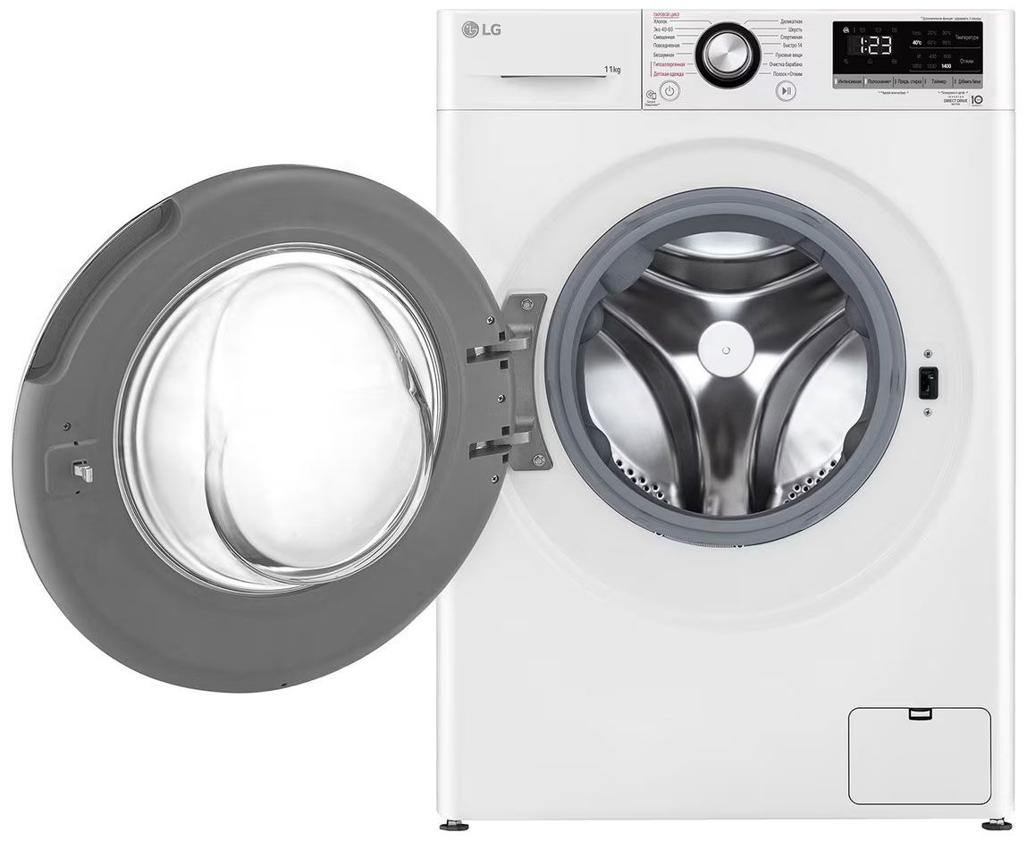 Стиральная машина LG F4V3ES6W, белый