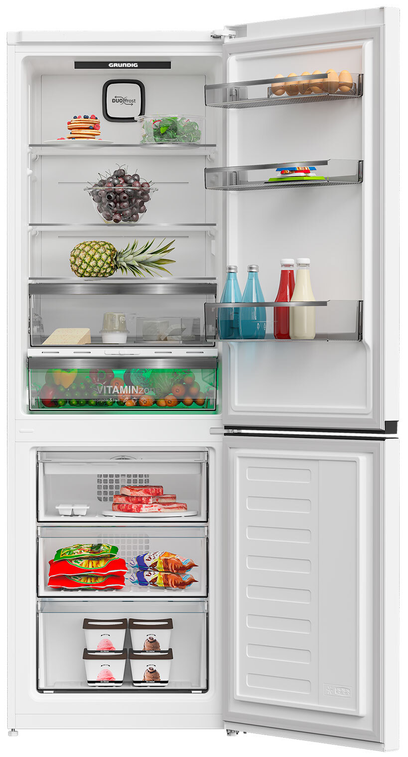Холодильник Grundig GKPN66830FW, белый