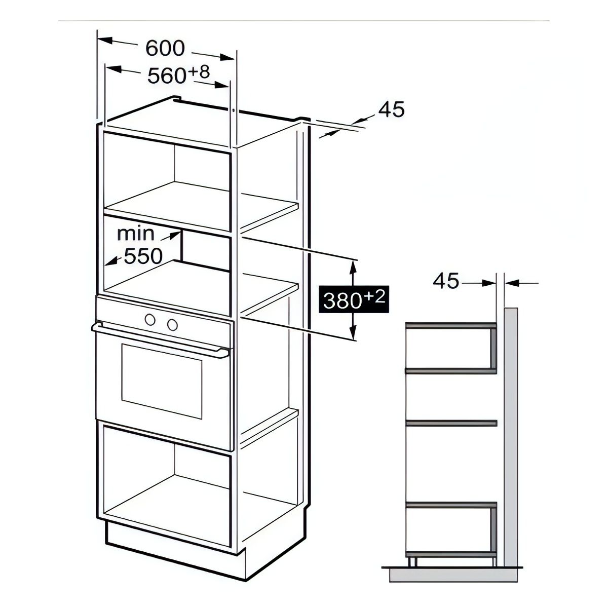 Микроволновая печь встраиваемая Grundig GMI12312B, черный