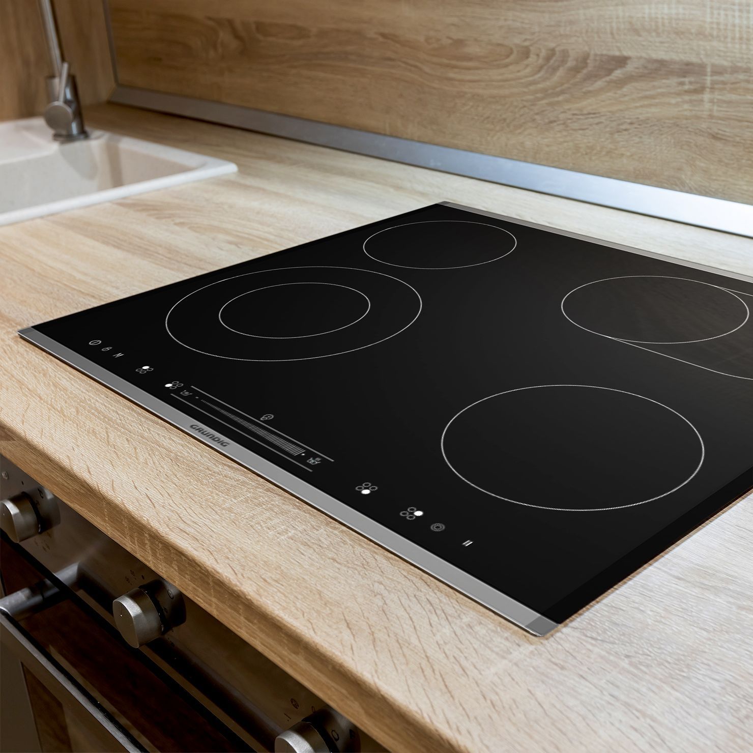 Варочная панель электрическая Grundig GIEV624430X, черный