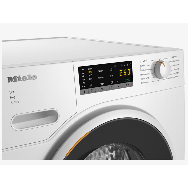 Стиральная машина Miele WWA120 WCS 8kg Active Lotus White, белый лотос
