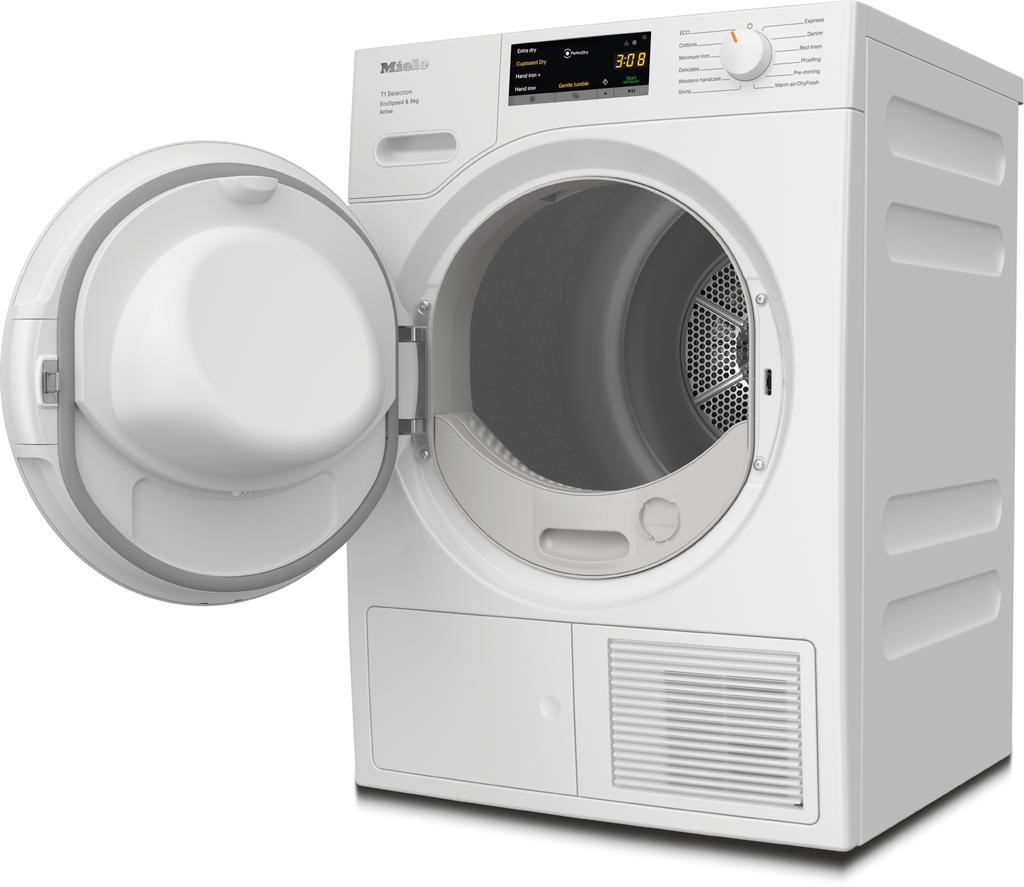 Сушильная машина Miele TSA523WP 8kg Active Lotus White, белый лотос