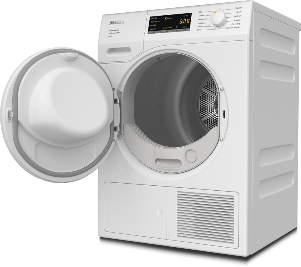 Сушильная машина Miele TEA535WP 8kg Active Lotus White, белый лотос