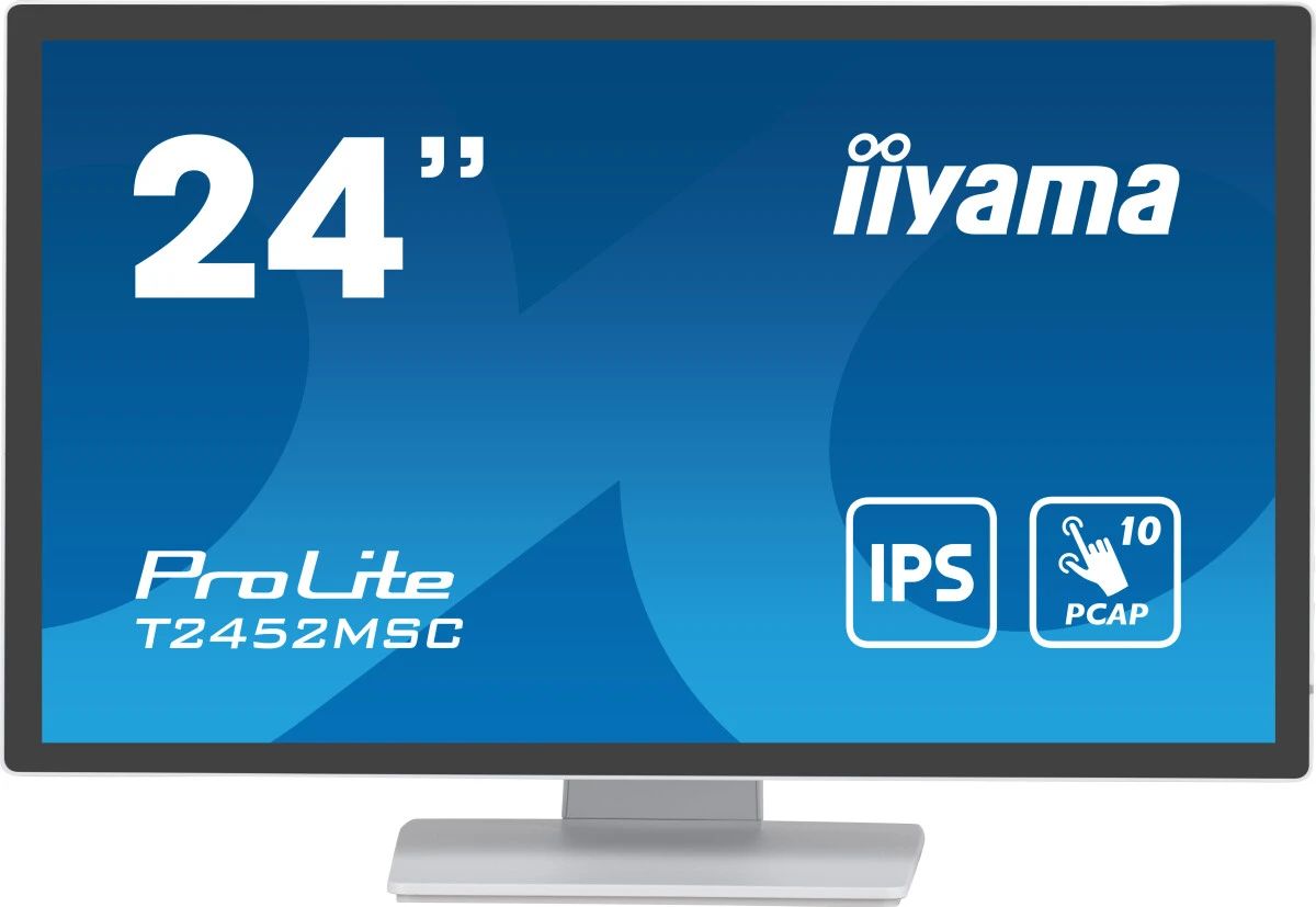 Монитор Iiyama ProLite T2452MSC-W1, белый