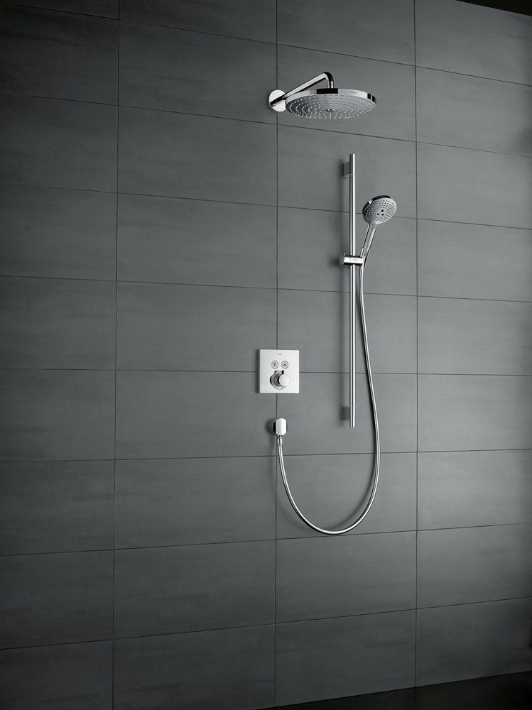 Термостат для душа Hansgrohe ShowerSelect 15763000S (со скрытой частью 01800180), хром