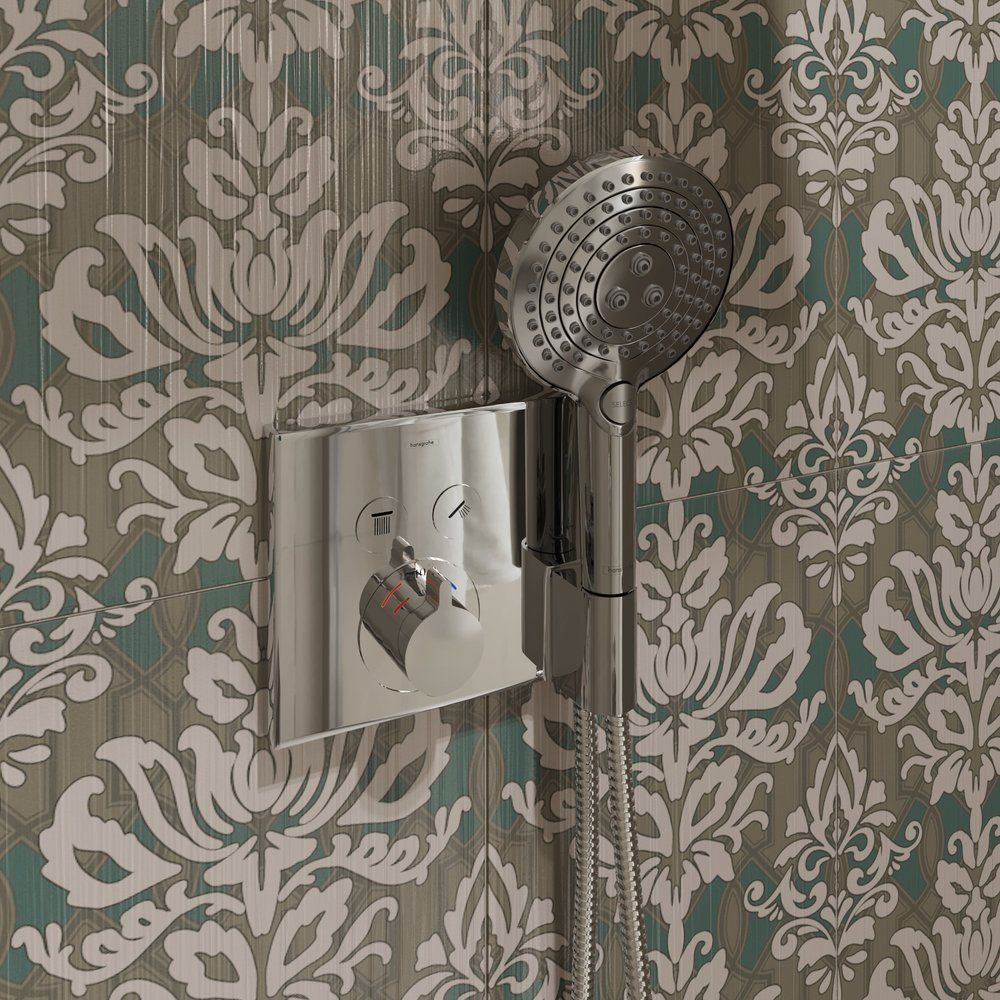 Термостат для ванны с душем Hansgrohe ShowerSelect 15765000S (со скрытой частью 01800180), хром