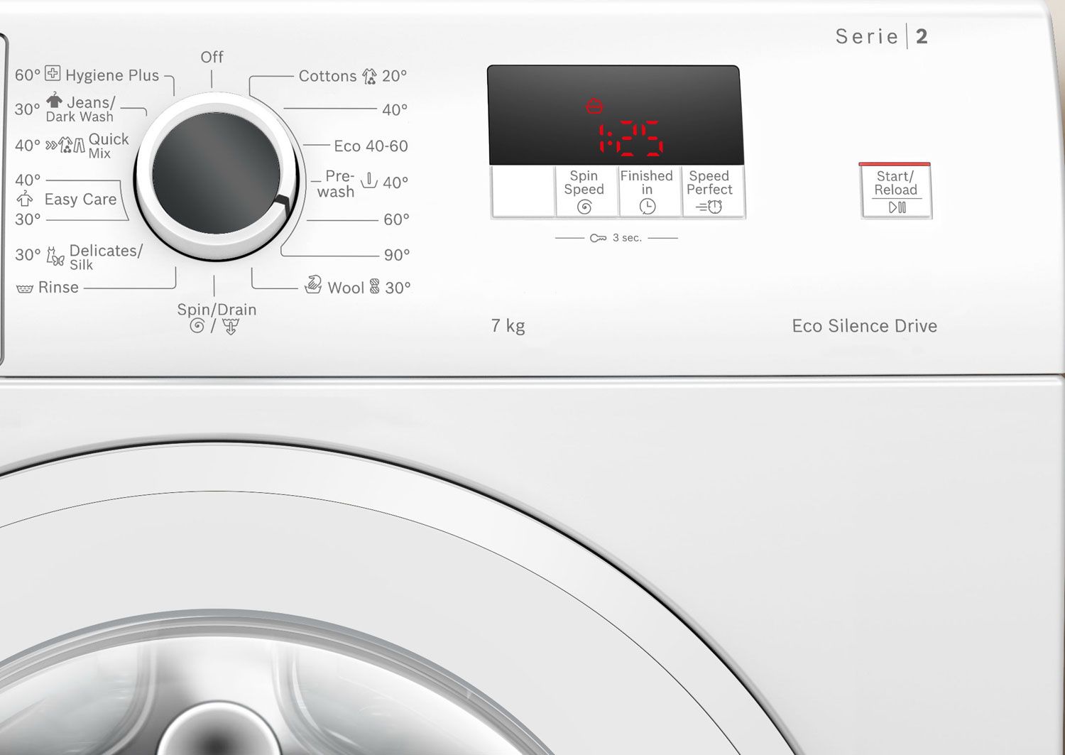 Стиральная машина Bosch WGE02200BY, белый