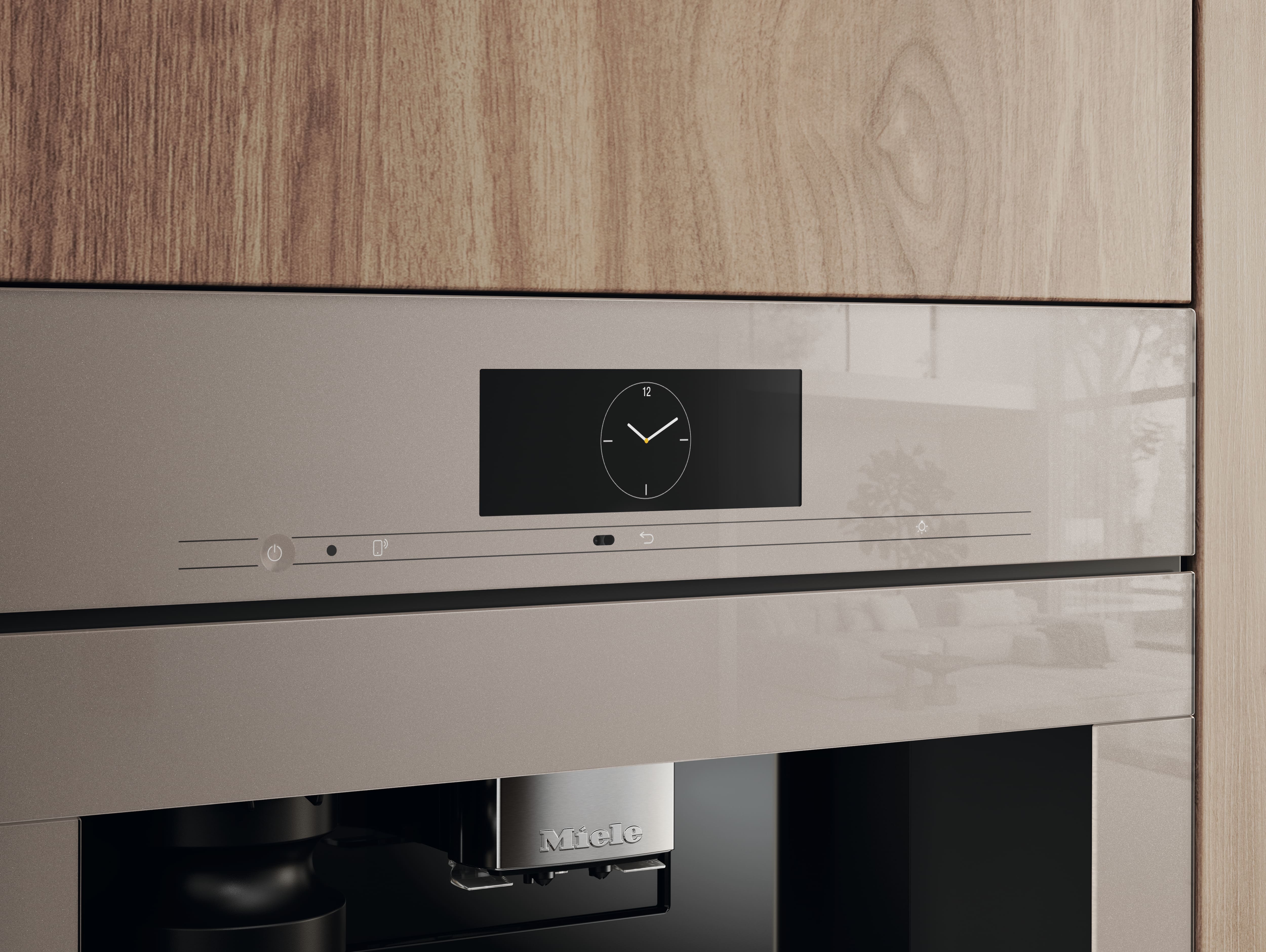 Кофемашина автоматическая встраиваемая Miele CVA 7845 Pearl Beige, жемчужно-бежевый
