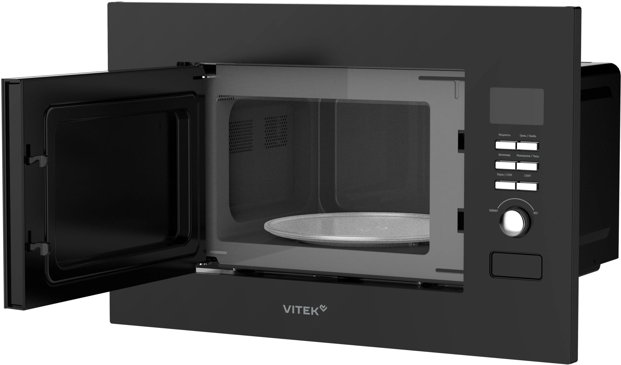 Микроволновая печь встраиваемая VITEK VBMW 2040 BG, черный