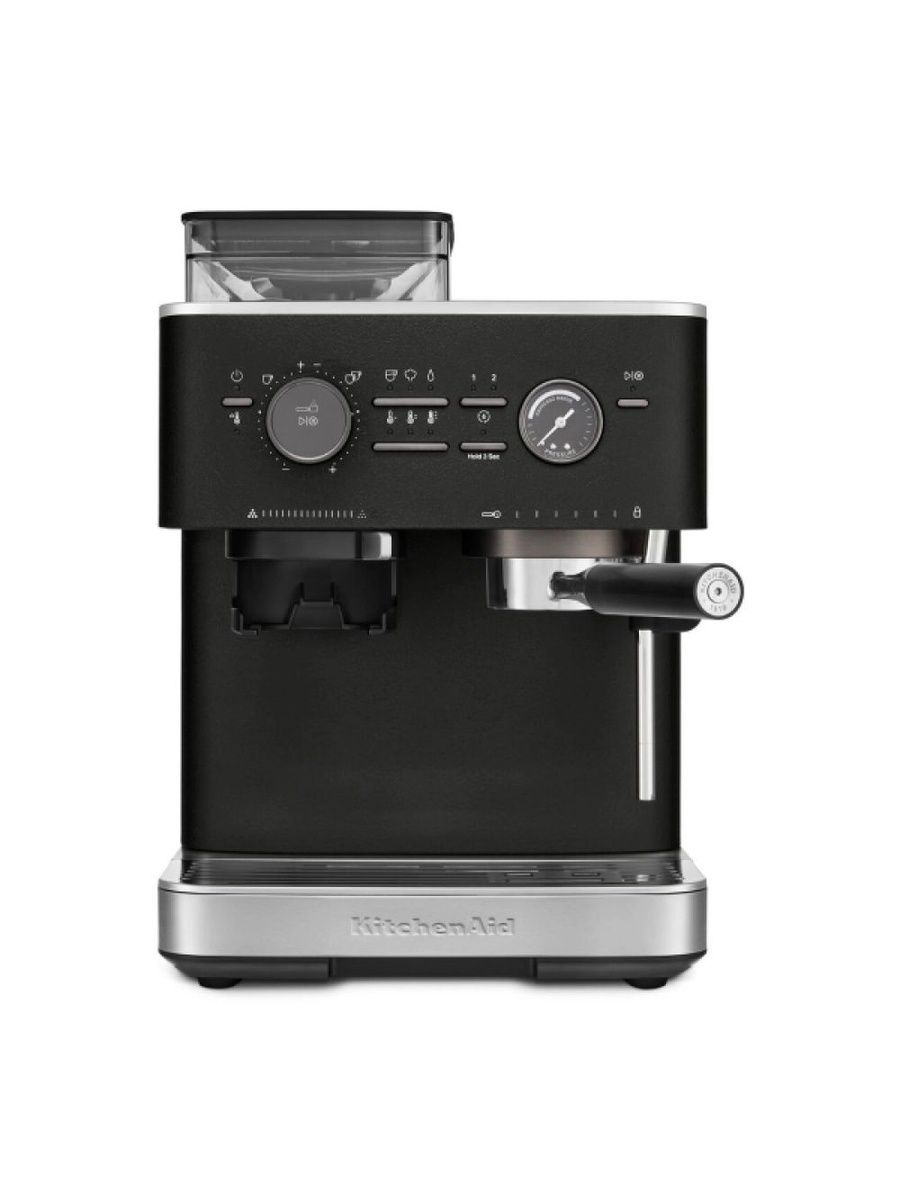 Кофемашина полуавтоматическая KitchenAid 5KES6551EBK, черный чугун