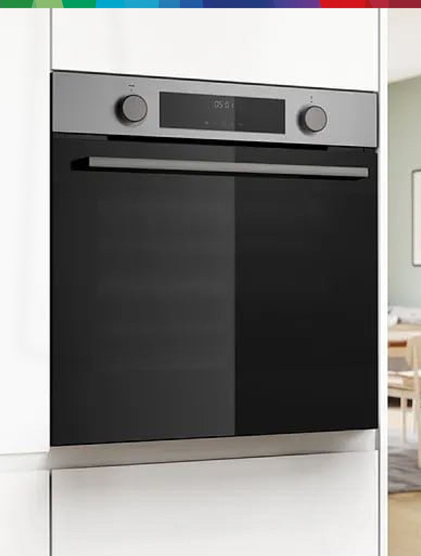 Духовой шкаф электрический Bosch HUA736ER0, нержавеющая сталь