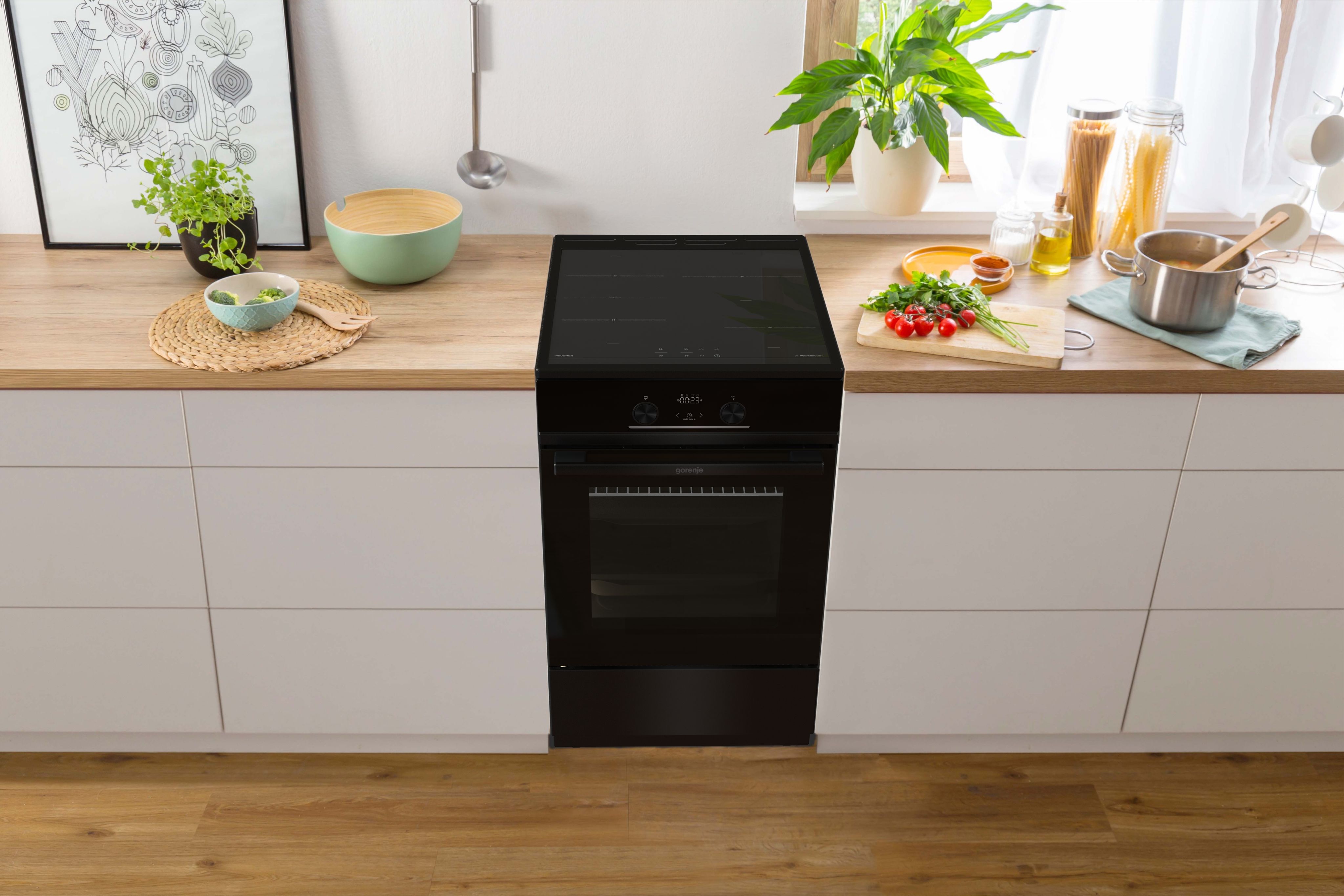 Плита электрическая Gorenje GEIT5C60BPG, черный
