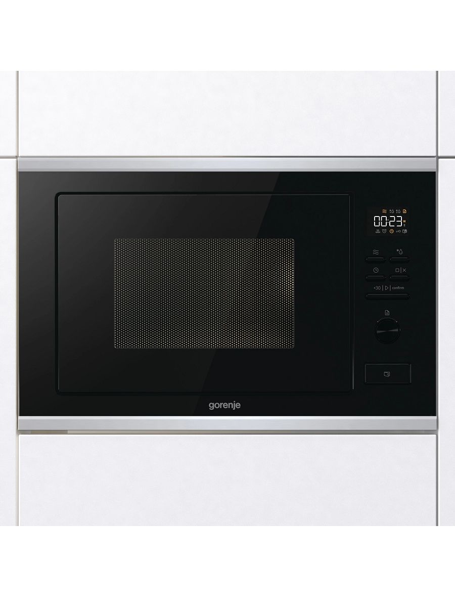 Микроволновая печь встраиваемая Gorenje BMX251M2BG, черный/серебристый