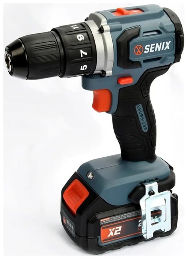 Дрель-шуруповерт аккумуляторная Senix X2, арт. PDDX2-M2-EU-0 (без АКБ и ЗУ)
