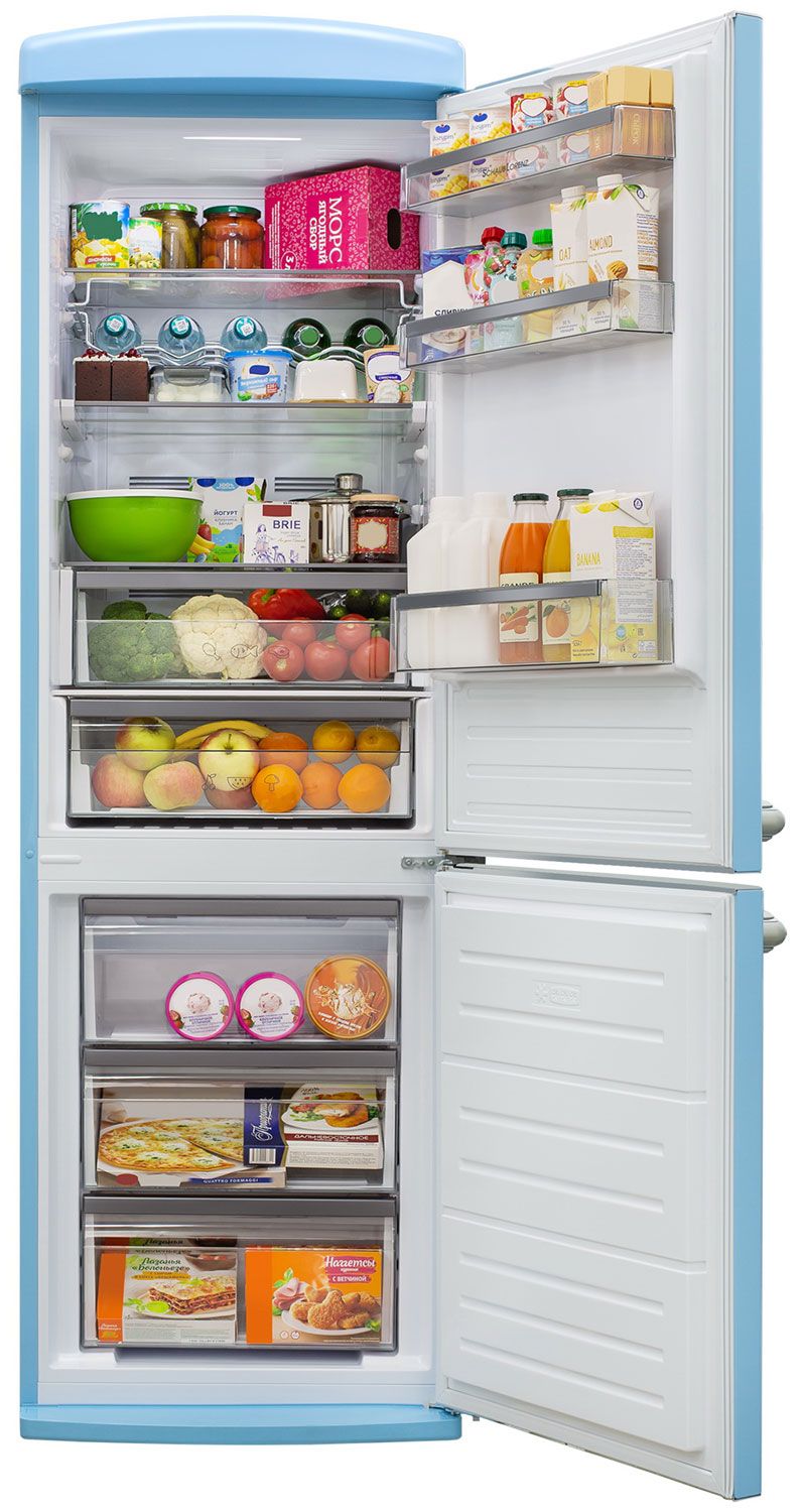 Холодильник Schaub Lorenz SLU S335U4E, голубой