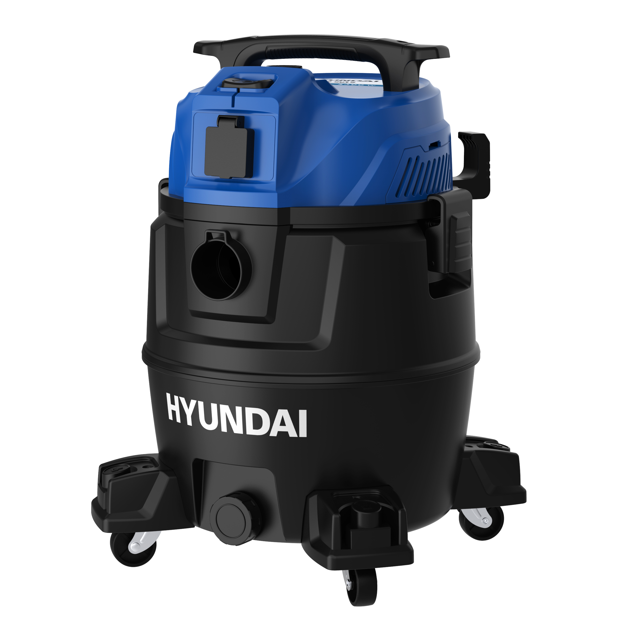 Строительный пылесос Hyundai HYV 3013, черный/синий