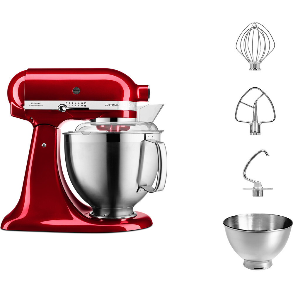 Миксер планетарный KitchenAid 5KSM185PSECA, карамельное яблоко