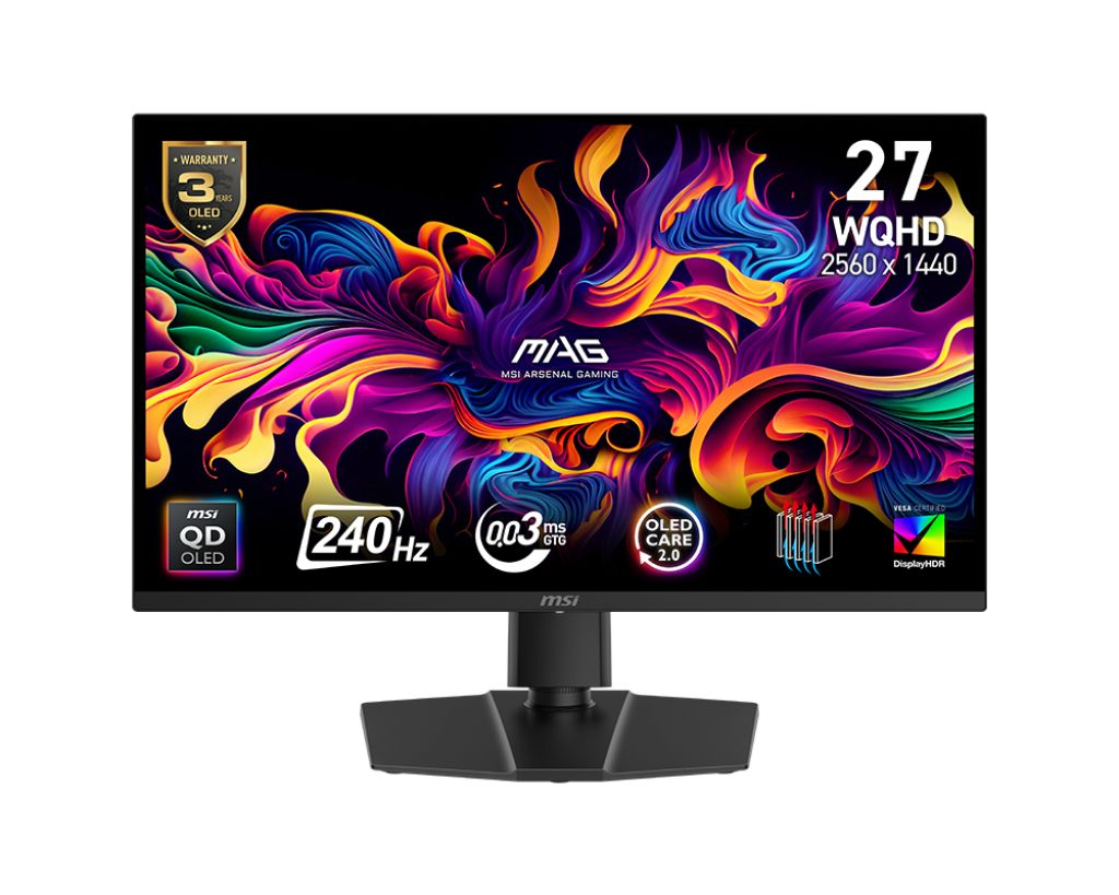 Монитор MSI MAG 271QP QD-OLED X24, черный