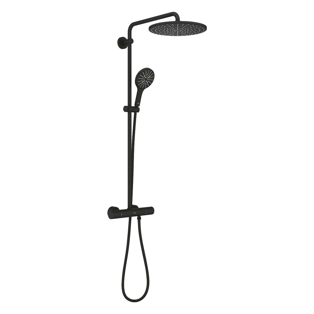 Душевая стойка Grohe Rainshower SmartActive 310 22119KF0, фантомный черный