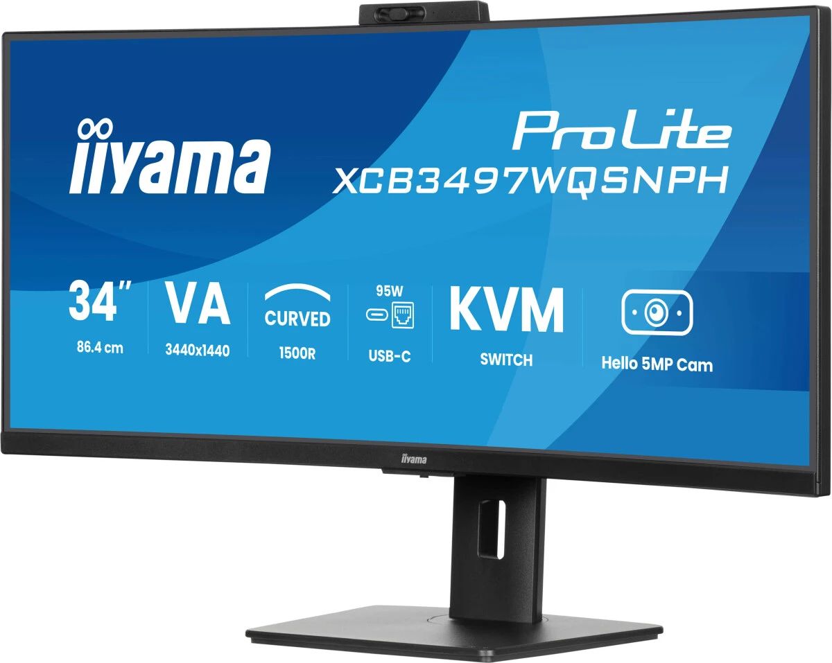 Монитор Iiyama XCB3497WQSNPH-B1, черный
