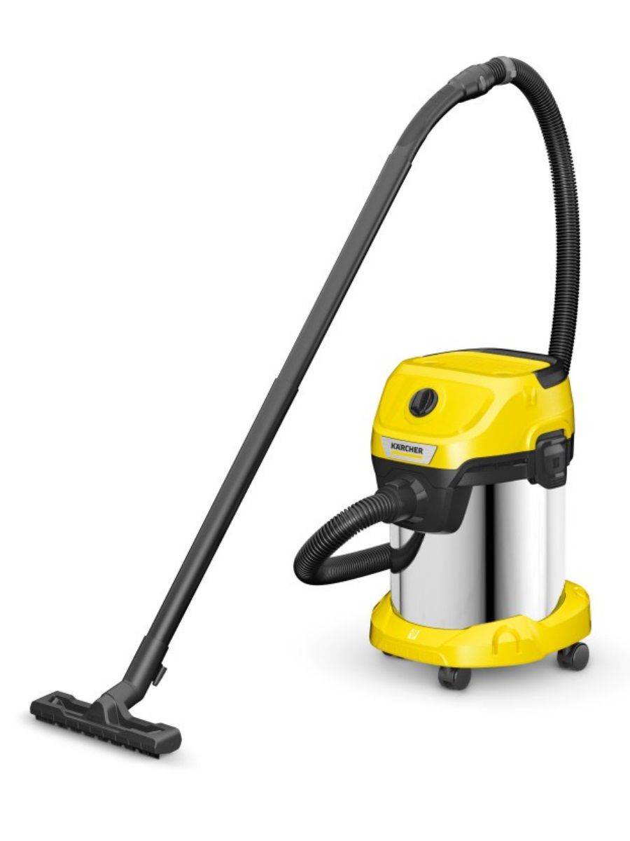 Пылесос строительный Karcher WD 3 S V-19/4/20 (YSY), желтый