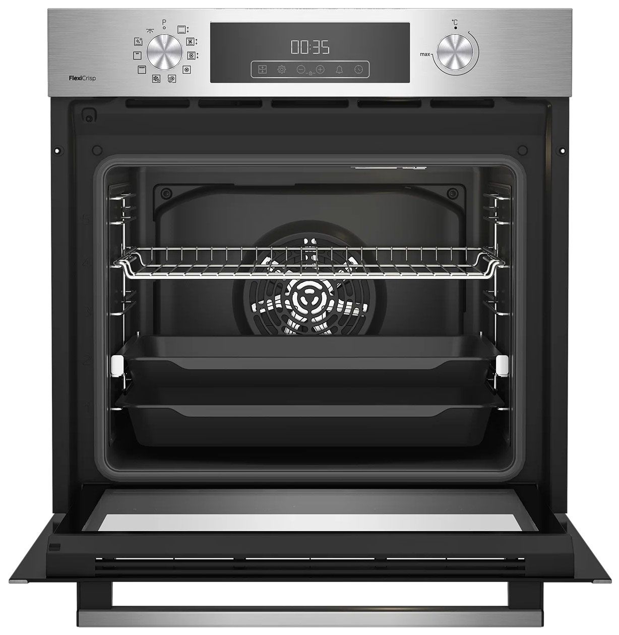 Духовой шкаф электрический Hotpoint HFTE8 821 H IX, нержавеющая сталь