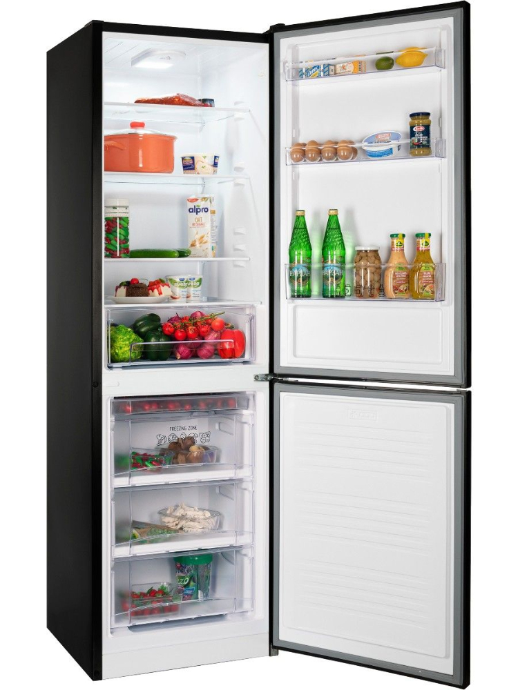 Холодильник NORD NRB 162NF B, черный матовый