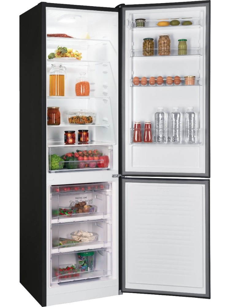 Холодильник NORD NRB 164NF B, черный матовый