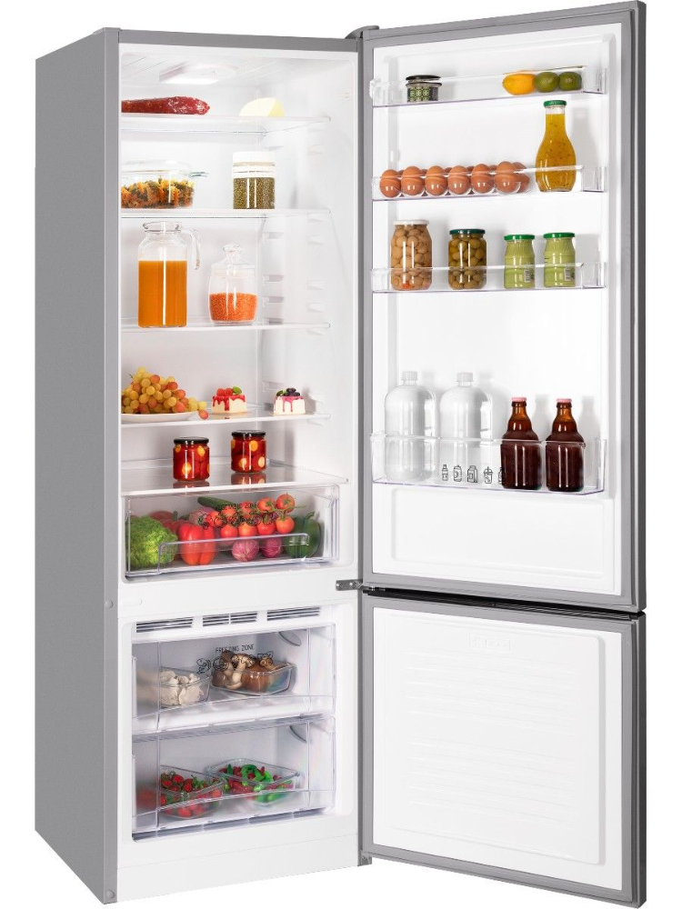 Холодильник NORD NRB 124 S, серебристый