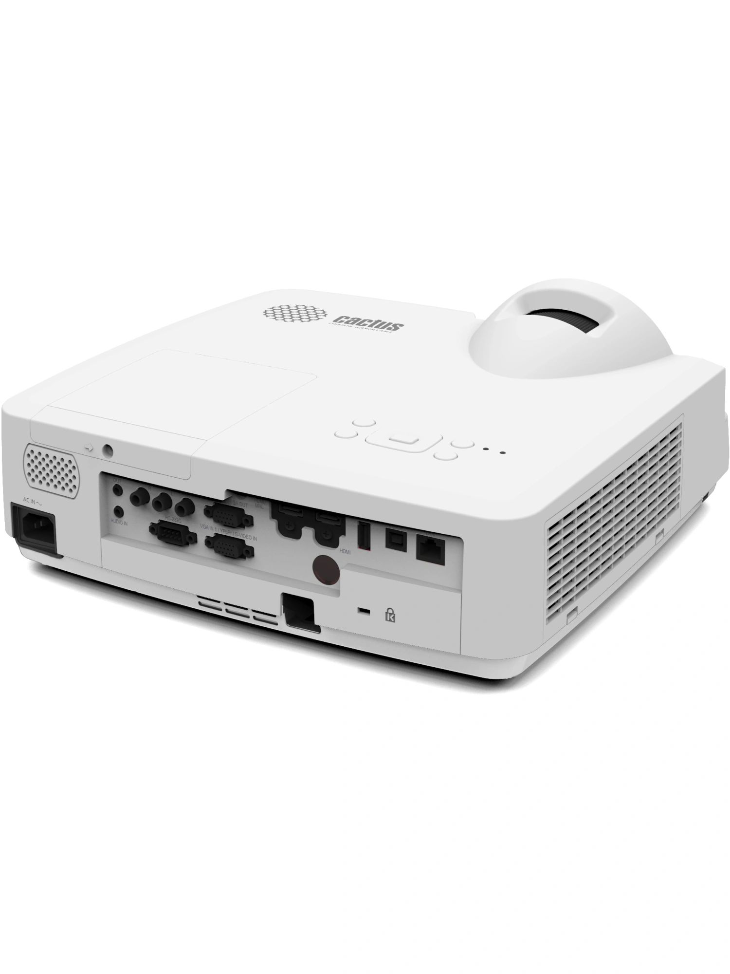 Проектор Cactus Bright CS-V2.WT, белый