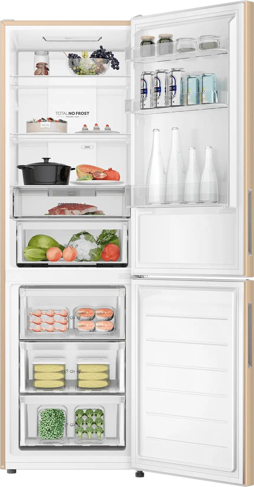 Холодильник Haier CEF536CGG, золото