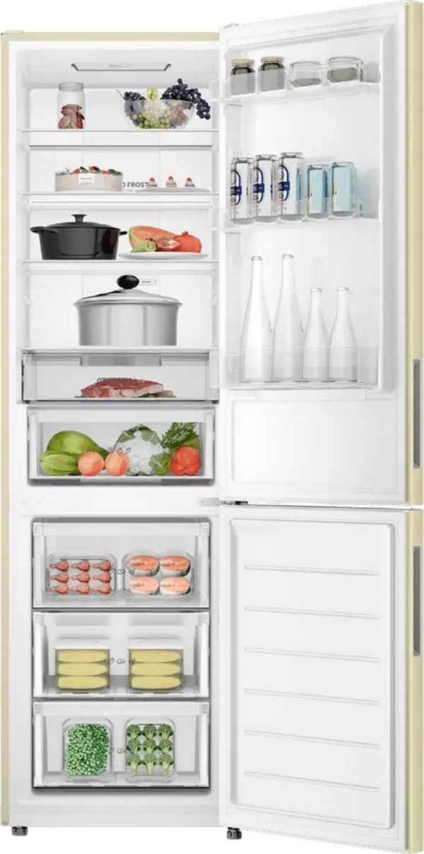 Холодильник Haier CEF538CCG, бежевый