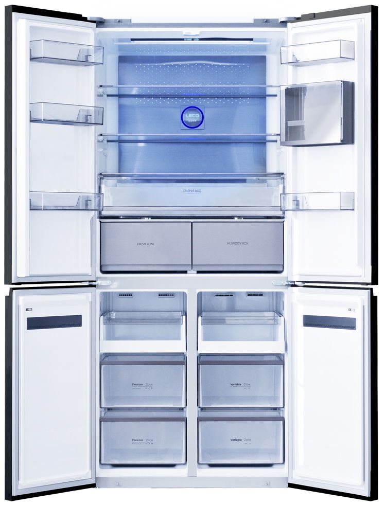 Холодильник Side-by-Side Centek CT-1746 NF Black Glass