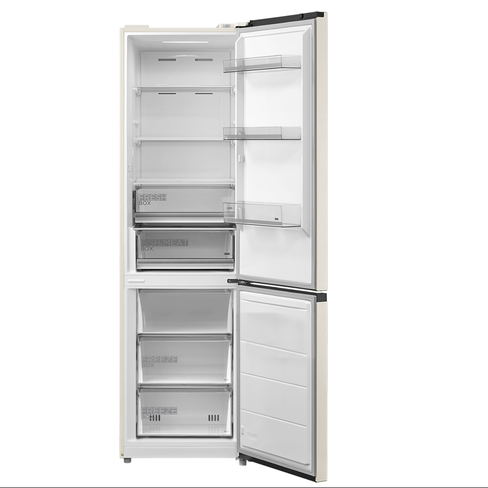 Холодильник Midea MDRB522MGE33OD, бежевый