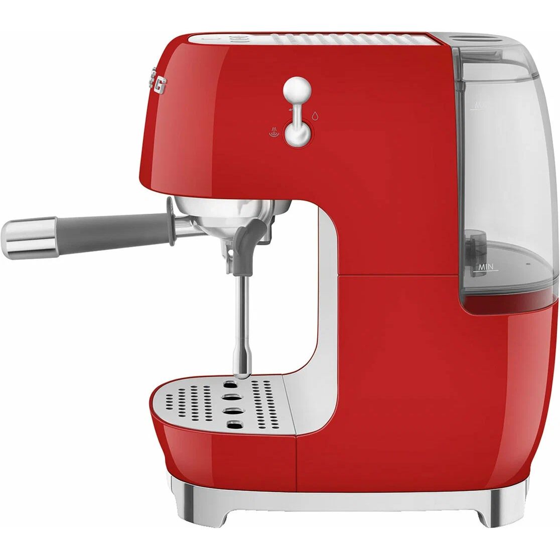Кофемашина рожковая Smeg ECF03RDEU, красный