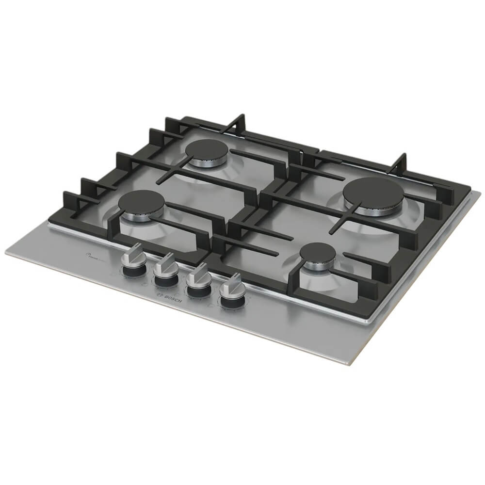 Варочная панель газовая Bosch PCP6A5I90, нержавеющая сталь