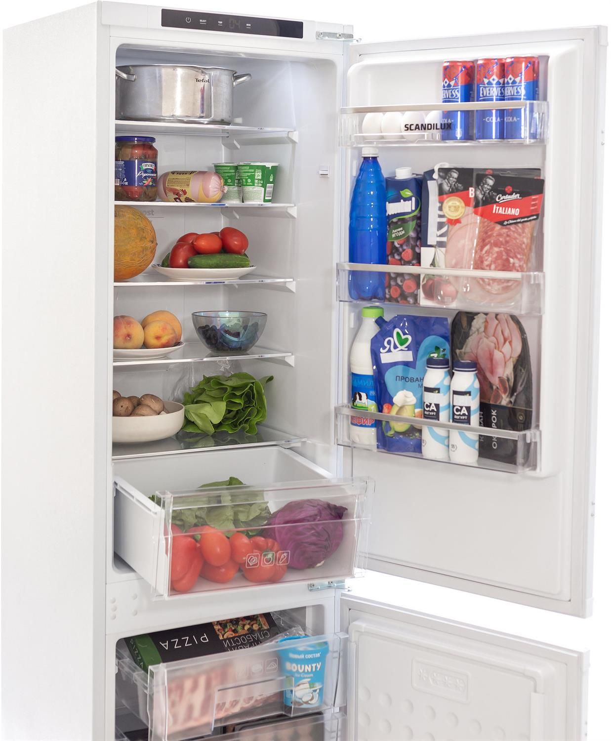 Холодильник встраиваемый SCANDILUX RBI238T