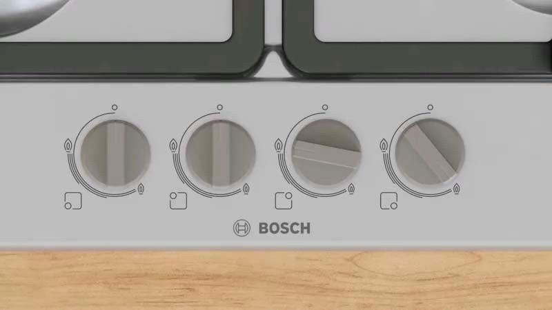 Варочная панель газовая Bosch PGH6B5K90, нержавеющая сталь