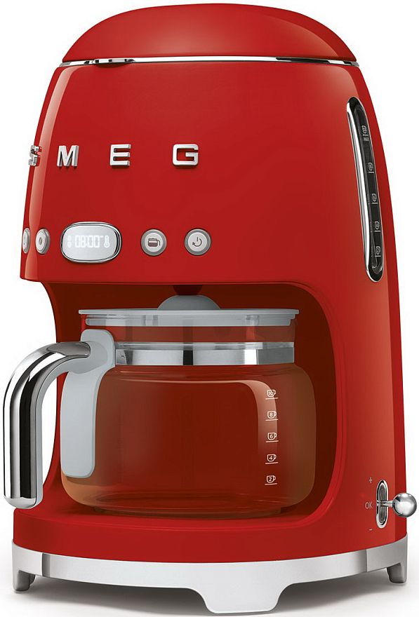 Кофеварка капельная Smeg DCF02RDEU, красный