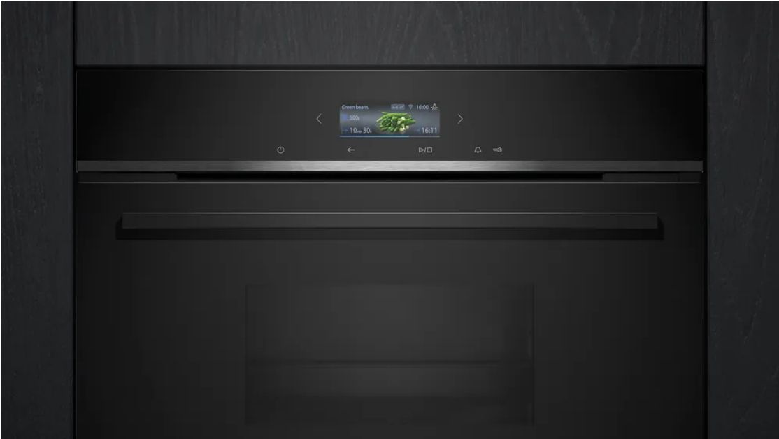 Пароварка встраиваемая Siemens CD714GXB1, черный