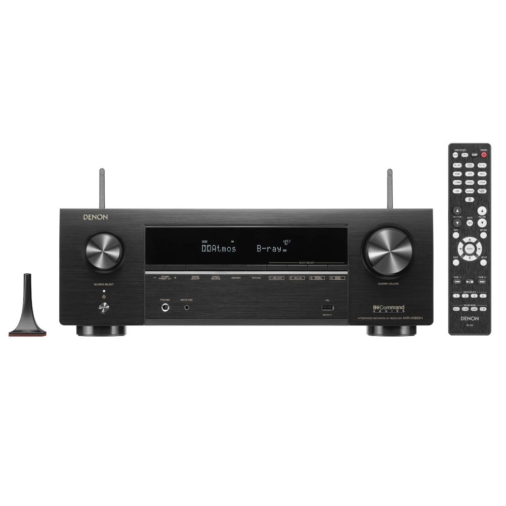 Ресивер AV Denon AVR-X1800H, черный