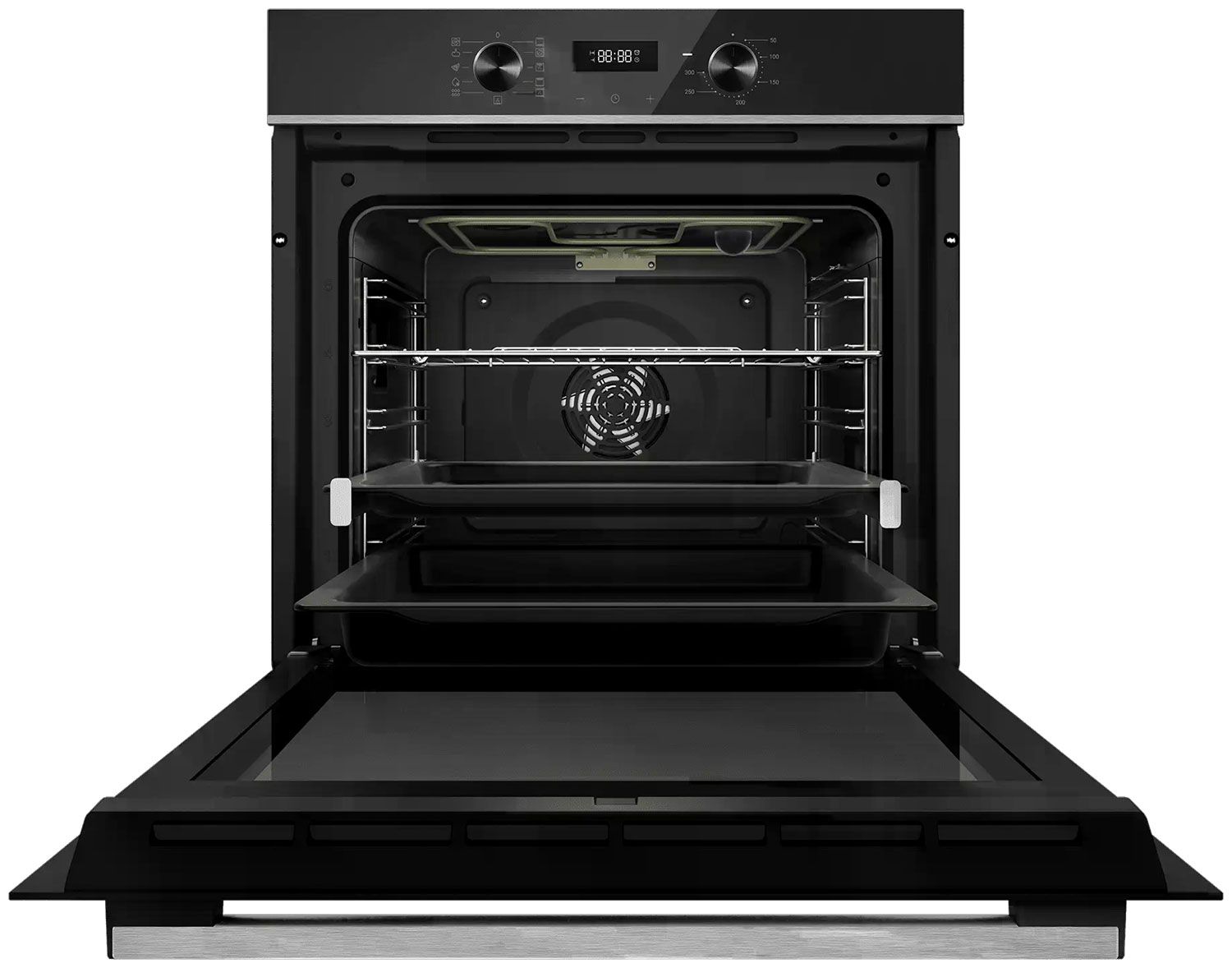 Духовой шкаф электрический Haier HOQ-A2AEN3BX, черный/нержавеющая сталь