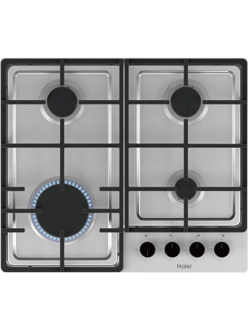Варочная панель газовая Haier HHQ-M64CX, нержавеющая сталь
