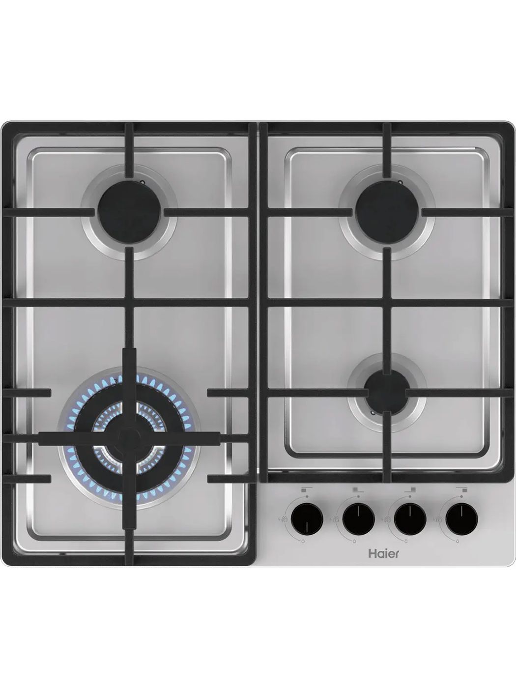 Варочная панель газовая Haier HHQ-M64CTX, нержавеющая сталь