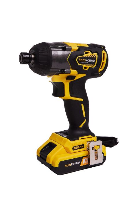 Винтоверт аккумуляторный Hanskonner HCD18280H Unibattery (кейс, с 2 АКБ и ЗУ)