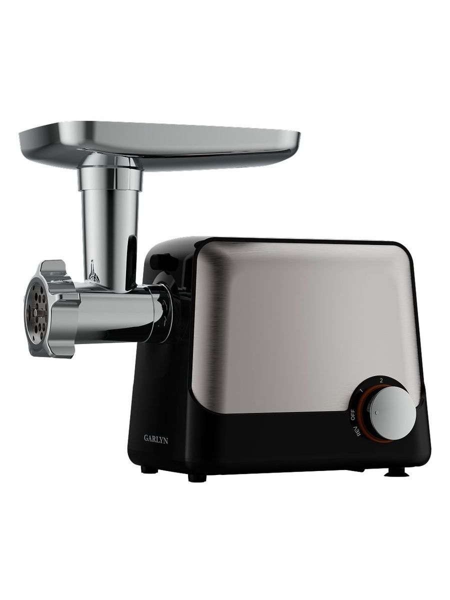 Мясорубка электрическая GARLYN MG-1500, серый/черный